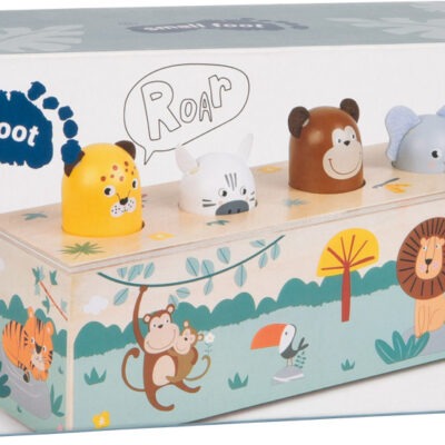 Sensoryplay Tierlaute „Safari“ - Interaktives Holzspielzeug mit Tierstimmen